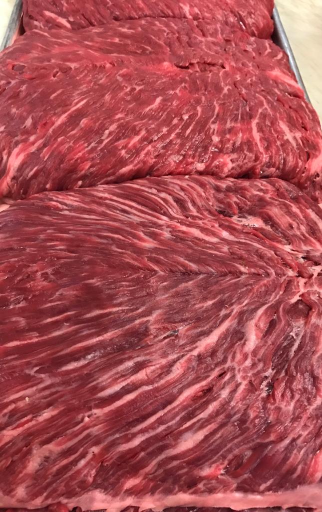 Arrachera cortada delgada, por libra